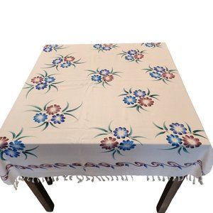 KoKo Knot Floral Scarf with tassel ends